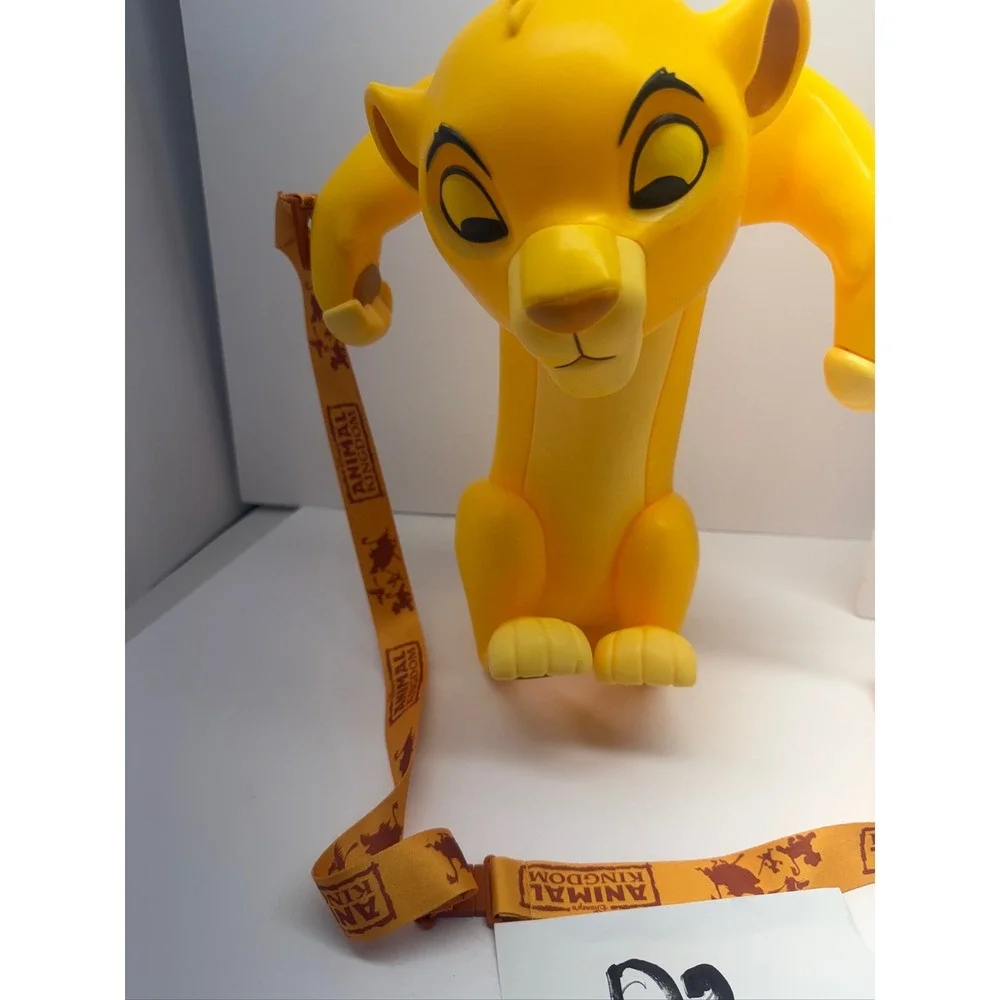Disney Lion‎ King Simba Popcorn Bucket w/ Lanyard - Animal Kingdom